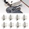Stainless Steel Sewing Rolled Hemmer Foot 3mm-10mm Durable Sewing Machine Presser Foot DIY Crafts Hemming Puller
