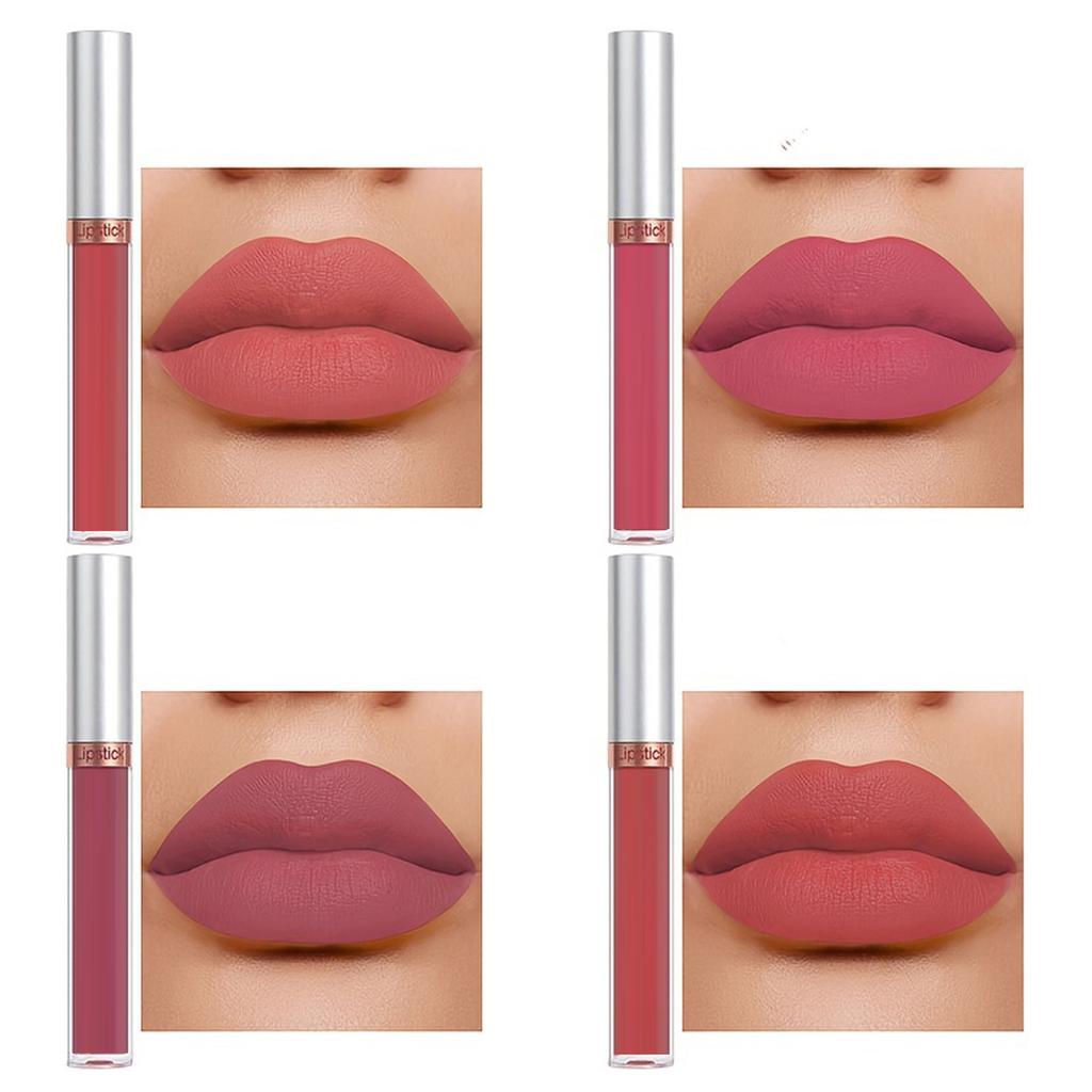2.5ml Six Piece Women's Dyed Long Lasting Waterproof Lipstick Set Moisturizes Lips