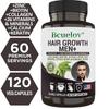 Bcuelov Hair Growth Men+ Dietary Supplement, 120 Veg Capsules, 26 Vitamins & Minerals