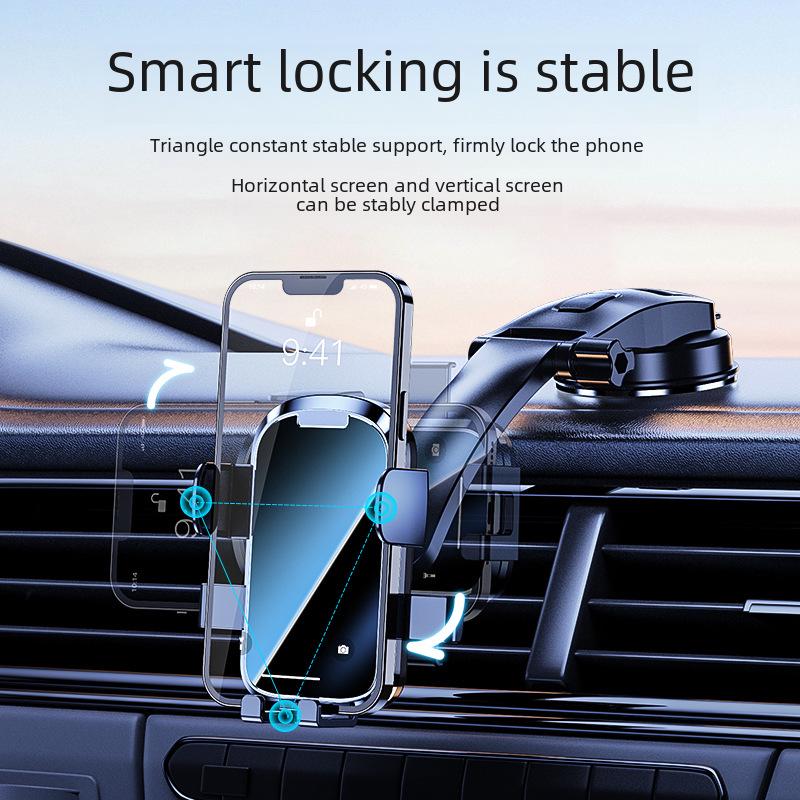 Креативный держатель для телефона с навигатором в автомобиле с присоской