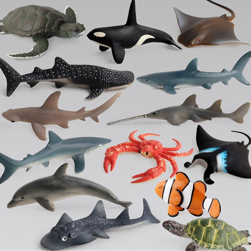 Resources Children'S Simulation Toy Model Underwater World Wild Marine Animals Boutique Doll Figure Ornament