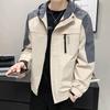 Jacket Men's Spring, Autumn and Winter New Ins Trend Hooded Casual Versatile Loose Jacket Top Clothes