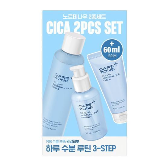 CARE ZONE Ликер Nordenau Cica набор из 2 предметов (тонер 240мл + эссенция 90мл), Корейская косметика