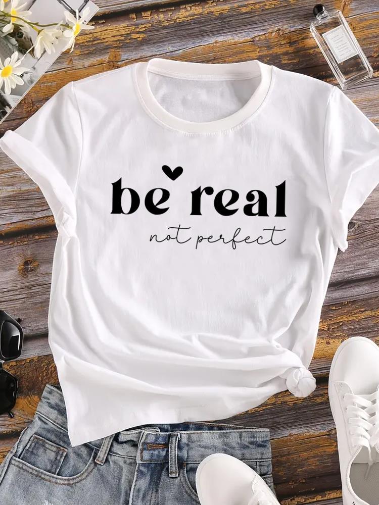 (Asian Size) Women watercolor trend cue 90s Clothing Casual Tees Top Short Sleeve T Shirt tee Fashion Print Ladies Female Graphic T-shirts