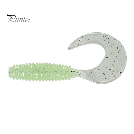 20/30/50 шт. 3/4/5/6/7 см мягкая приманка для червей красочная силиконовая вьющаяся рыболовная приманка с вьющимся хвостом пресноводная соленая вода универсальные рыболовные принадлежности для окуня