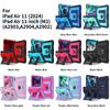 Прочный защитный чехол для iPad Air 11 (2024)/iPad Air 11 дюймов (M2)/(А2903,А2904,А2902). Яркие цвета, трехслойная защита, многоугольная подставка