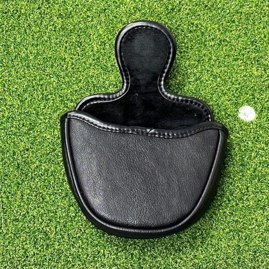 Чехол для гольф-паттера Пылезащитный Бархатная подкладка Износостойкий Изысканный узор Водонепроницаемый Искусственная кожа Чехол на головку гольф-клуба Гольф