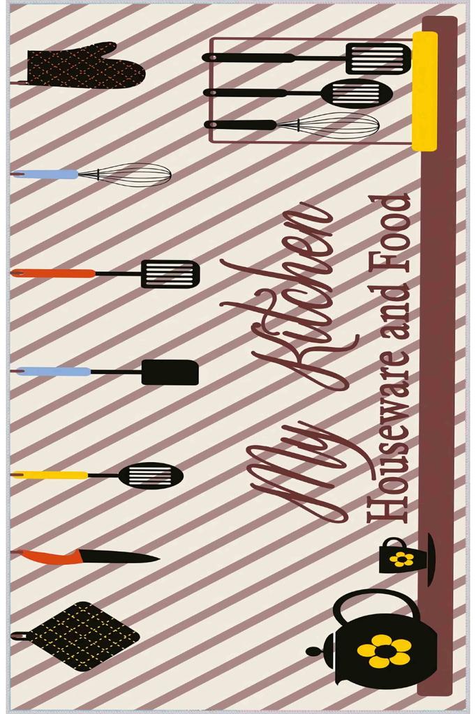 Eliana Home Моющийся ковер с принтом LNA2005