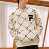 Fila Fusion Свитшот с полноцветным принтом Логотип Спортивная толстовка Унисекс толстовки Античный-Белый T11U216205FIV