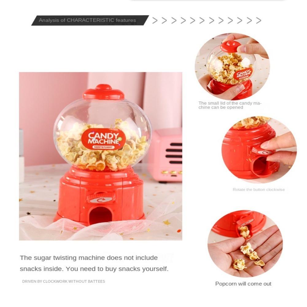 Plastic Candy Machine Cute Candy Dispenser Portable Bank Deposit Box Sweets Machine Nice Gift for Children Home Decor