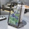 Масляная живопись Ирис подходит для чехла для мобильного телефона iPhone17promax 16pro niche x Apple 12 всесторонний 14/15.