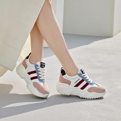 Обувь Forrest Gump 2025 года, новая весенняя платформа, обувь Forrest Gump, увеличенная, маленькая, универсальная, спортивная, взрывная, повседневная, папина обувь