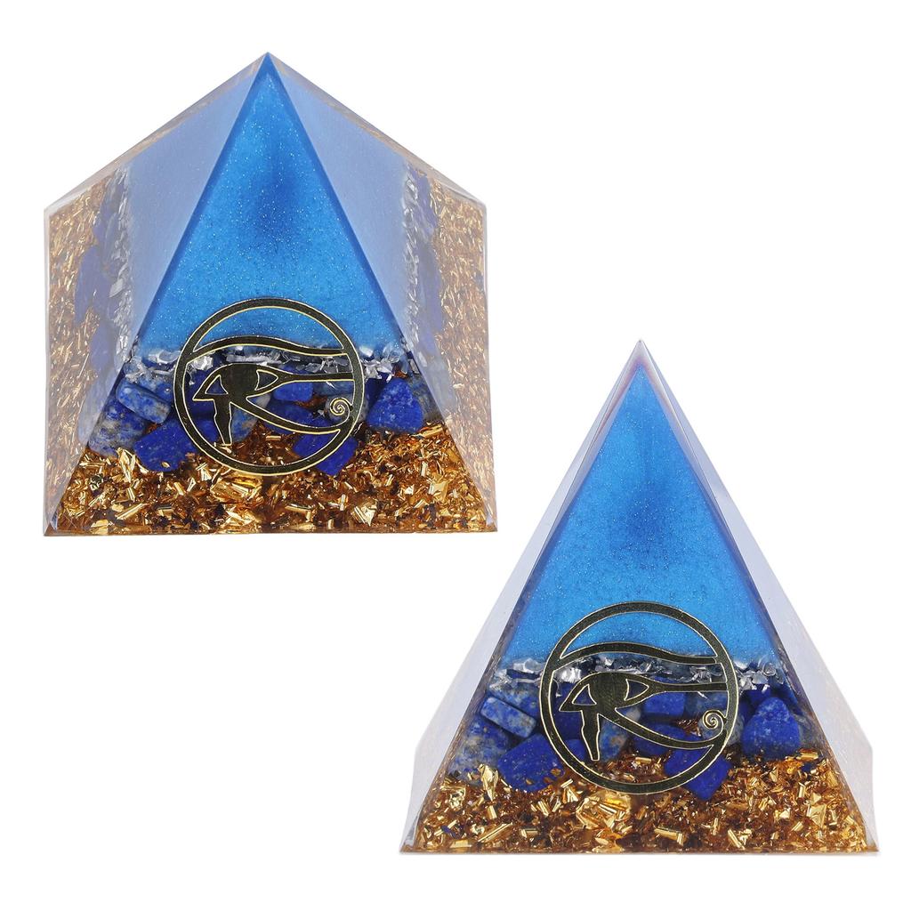 Orgone Pyramid Energy Generation Peaceful Mind Durable Unique Design Crystal Pyramid for Office