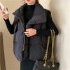 Down cotton vest women's new wide Korean version loose outer wear vest bread jacket autumn and winter vest jacket