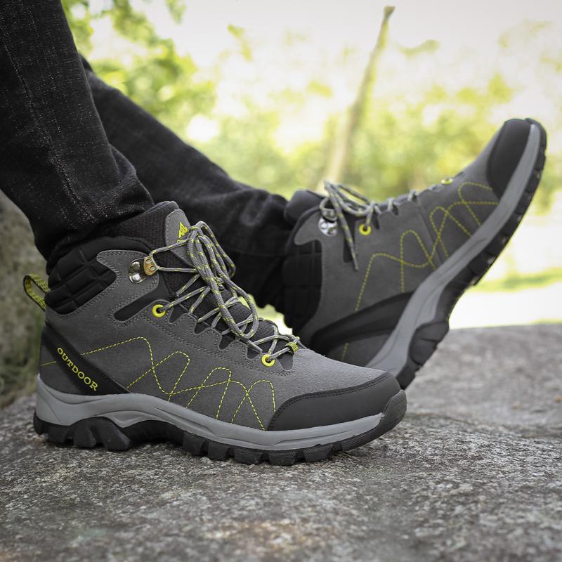 36-46 Пара Модные Плюс Бархатные Теплые Высокие Ботинки Из Хлопка Зимние Ботинки Обувь Для Похода На Открытом Воздухе