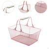 Basket of Multifunctional Metal Practical Portable with Handles for Supermarket