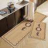 Грязеотталкивающий и Легкий в уходе Диатомовый Коврик для пола Мультяшный Милый Быстросохнущий Впитывающий воду Коврик Набор из двух штук Противоскользящий Коврик для ног