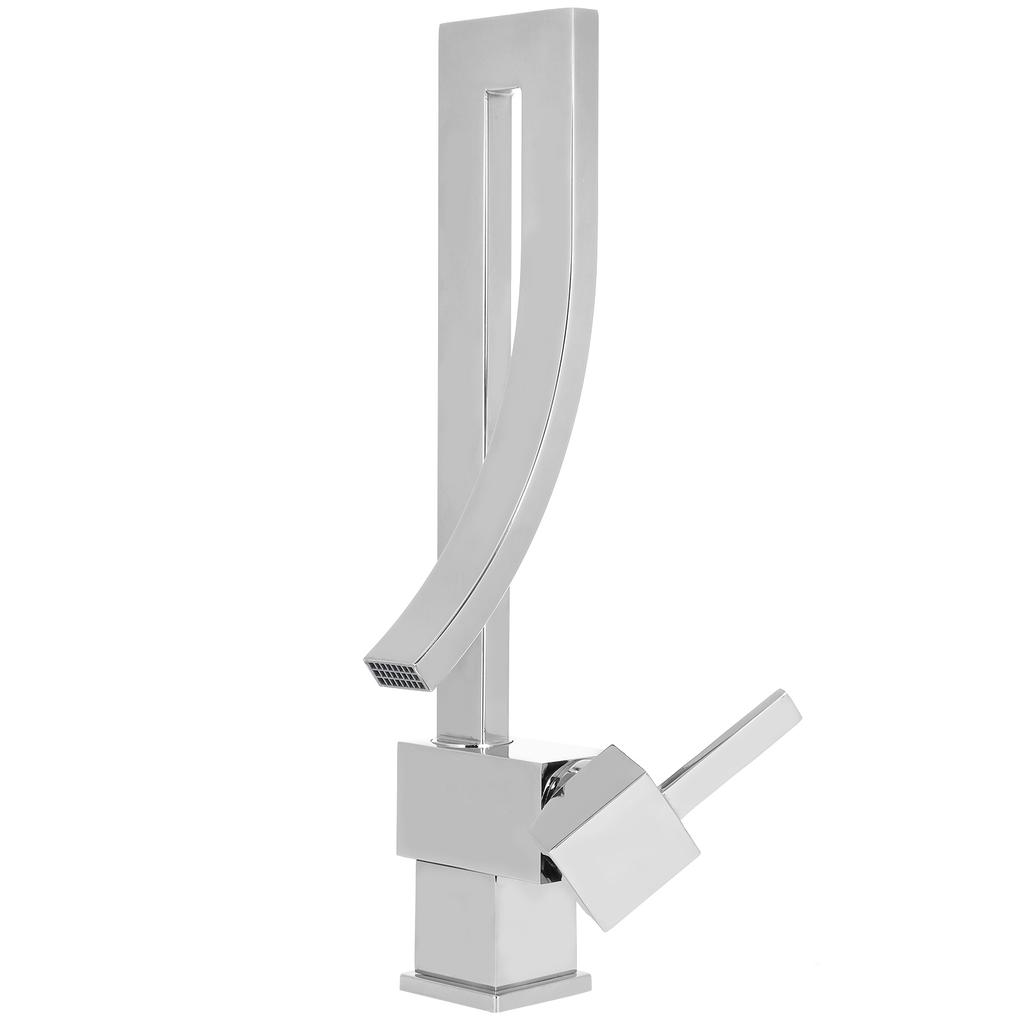 G1/2 Sink Basin Faucet with Waterfall Spout Hot Cold Mixing Water Tap Bathroom Kitchen