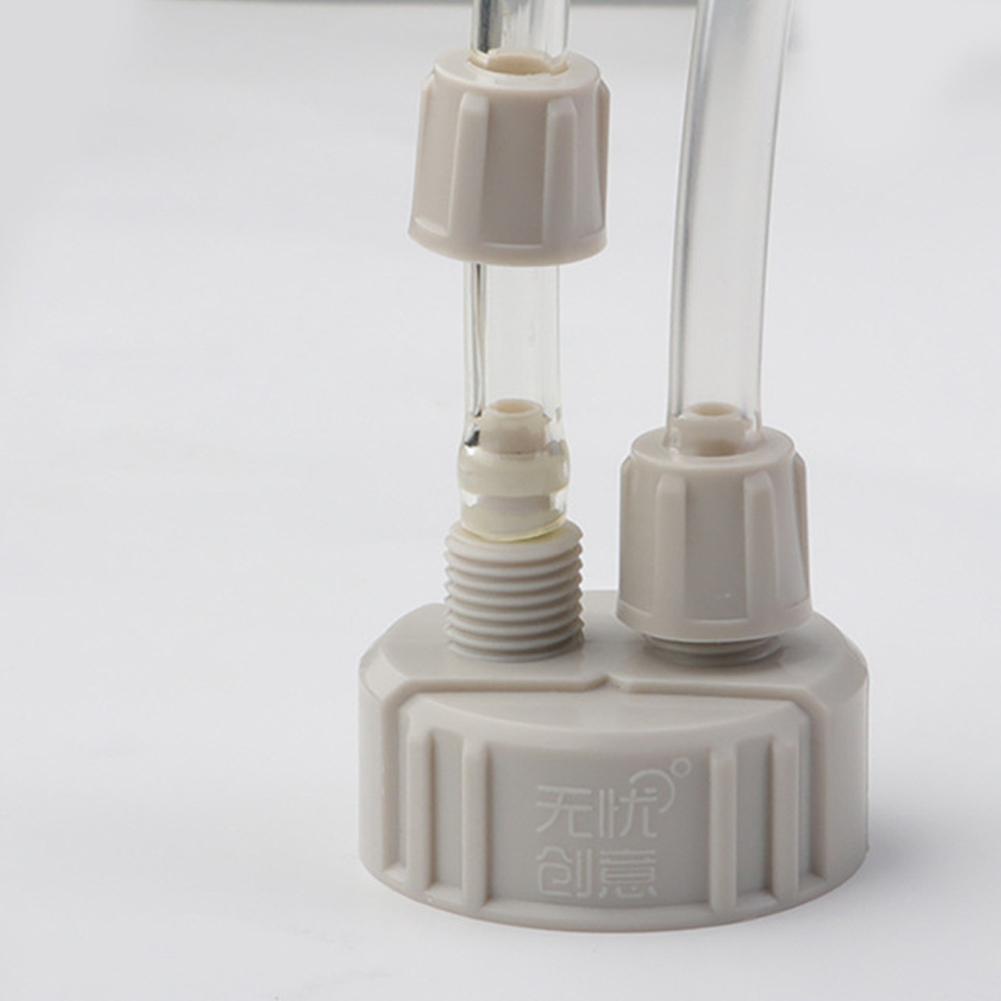 Co2 Reactor Air Diffuser Generator Double Connector Tube Valves Guage Bottle Cap Diy Aquarium Supplies