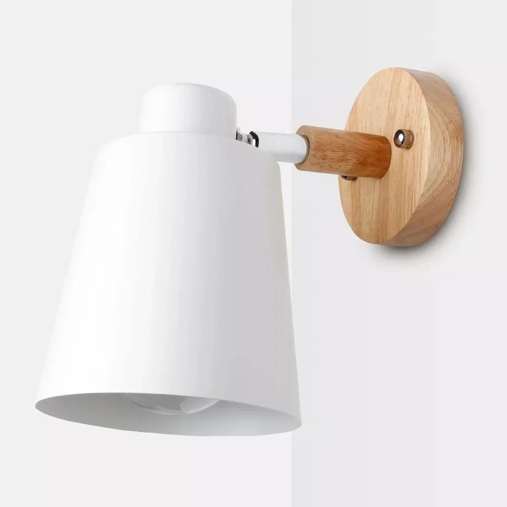 Настенный светильник Macaron Simple Iron Decor Настенные бра для спальни, прикроватной тумбочки, кабинета, прихожей, прохода, скандинавского дома, декоративные светильники для помещений