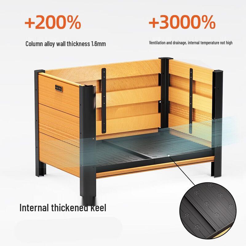 Outdoor Garden Aluminum Alloy Flower Box