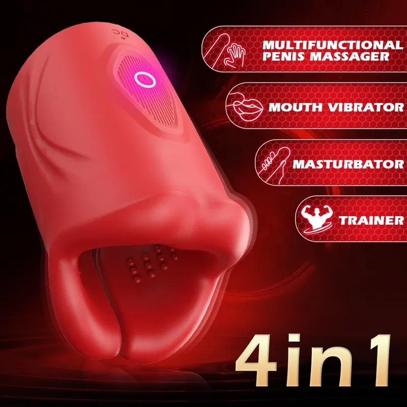 Glans Trainer for Men Powerful Vibrating Penis Training Glans Masturbator Lasting Endurance Massager Vibrator Erotic Sex Toys