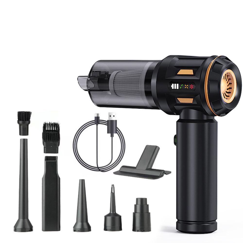 Ручной пылесос 4 в 1 Беспроводной 16000ПА Выдув Всасывание Сдувание Надувание Воздуходувка Бытовая Электрическая Щетка Насадки