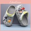 Удобные Дышащие Летние Мультяшные Клоги для Девочек и Мальчиков для Игр в Помещении и на Открытом Воздухе