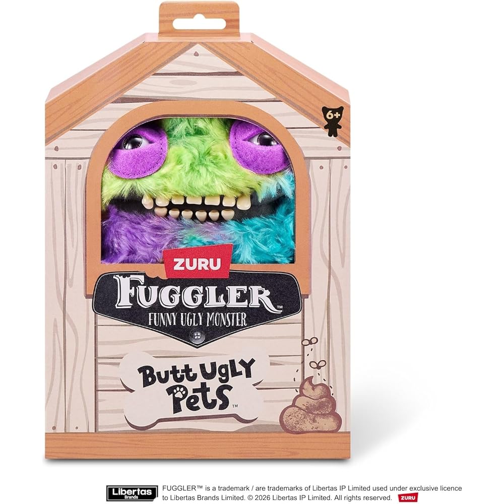 Fuggler Butt Ugly Pets Count Underoo McGoo Cockapoo Plush Toy 15731L Official Product