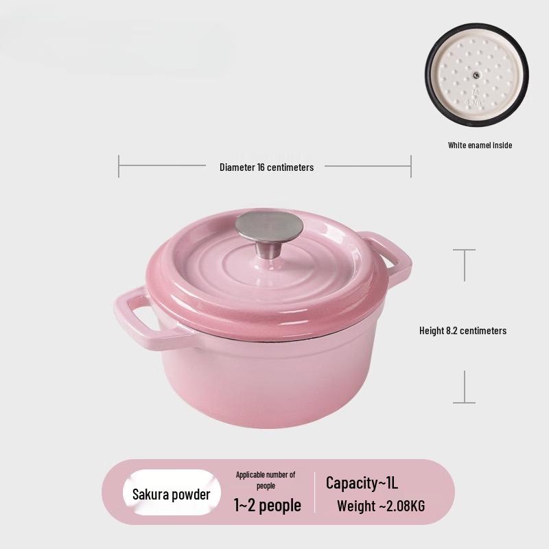 Эмалированная чугунная кастрюля Puban
