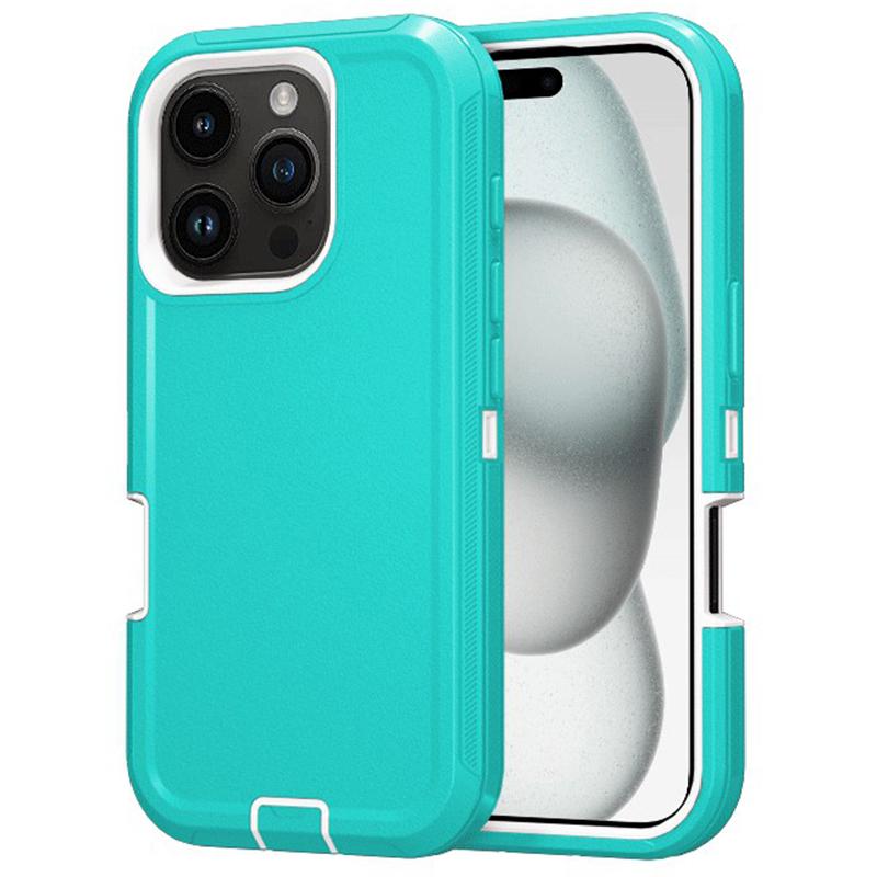 For iPhone 16 Pro Cell Phone Cases Detachable PC+TPU Drop-proof Back Protector Cover