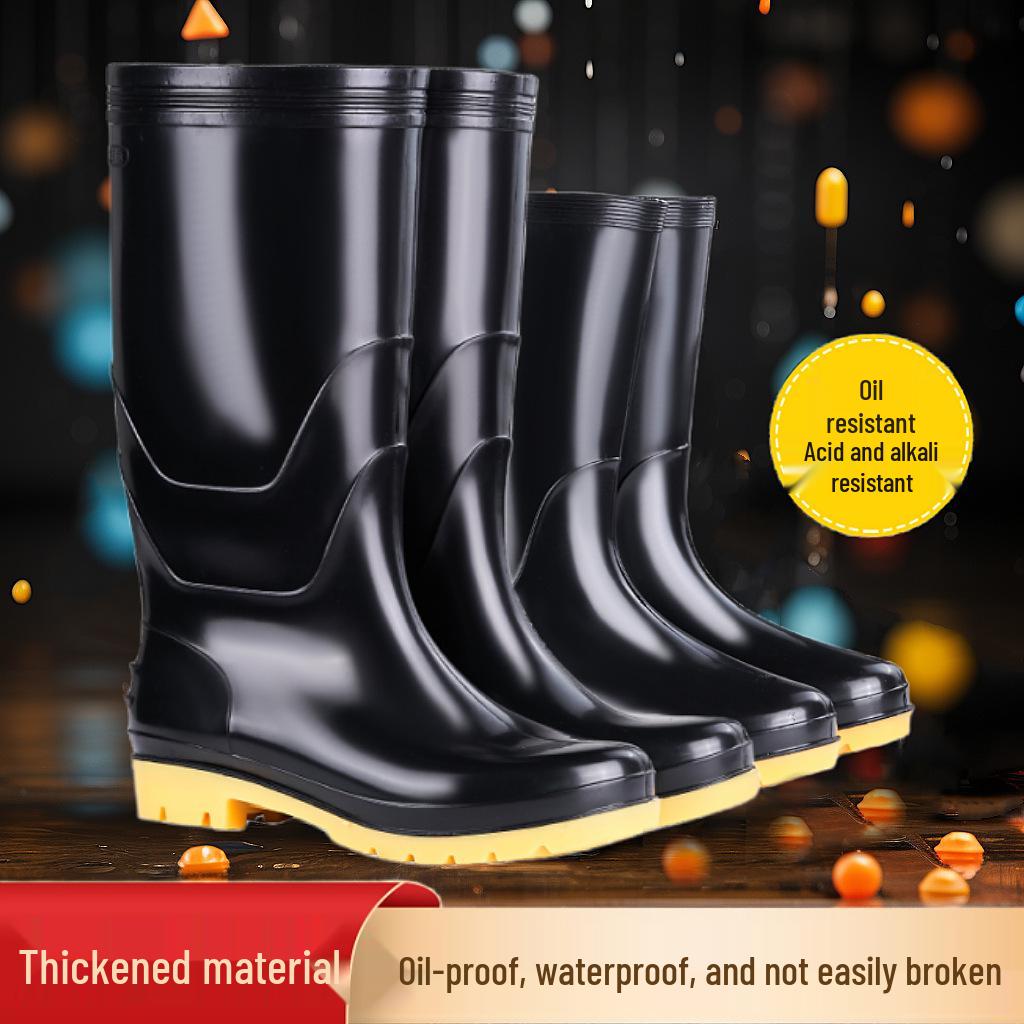 Мужские зимние полусапоги из хлопка с флисовой подкладкой и круглым носком для использования на кухне