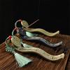 National Style Ruyi Pattern Ceramic Incense Holder for Home, Tea Room & Desktop Decoration
