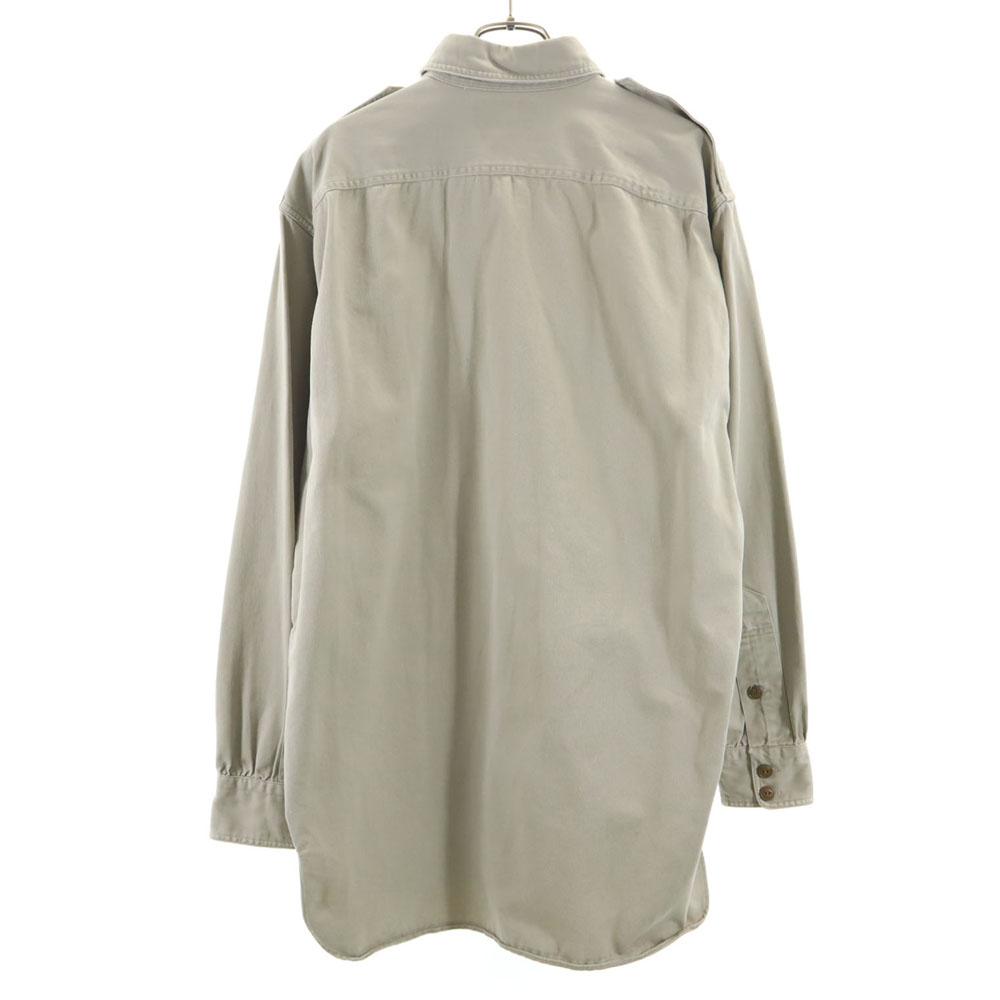 RRL 90-е Красная 3 Звезды Инициальная бирка Старая Рабочая рубашка с длинным рукавом M RALPH LAUREN Мужская Б/У
