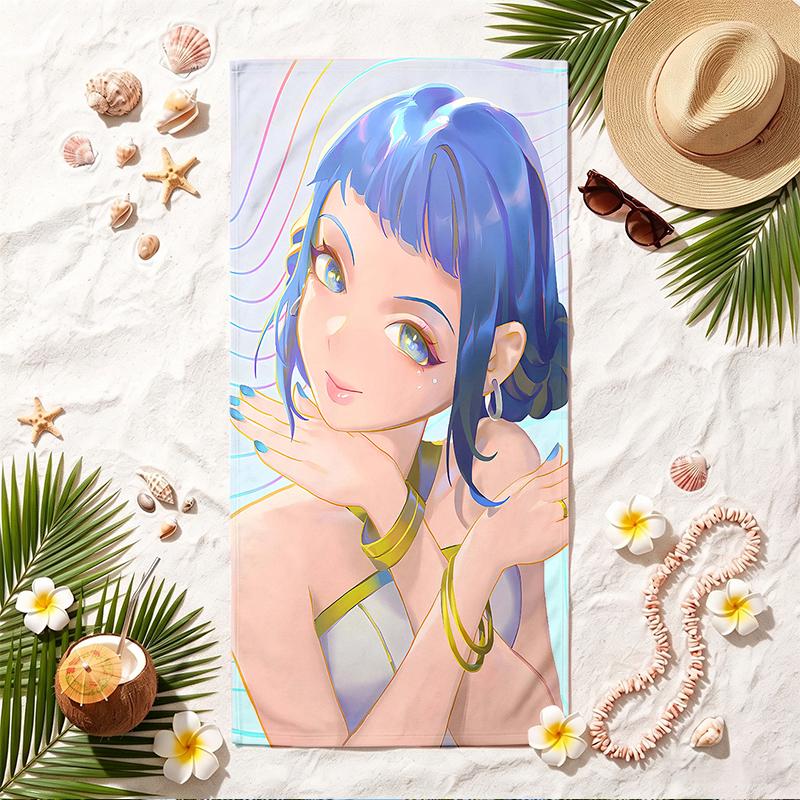 zoey Soft Beach Towel Stylish Beach Pool Towel for Summer Seaside Vacation Travel