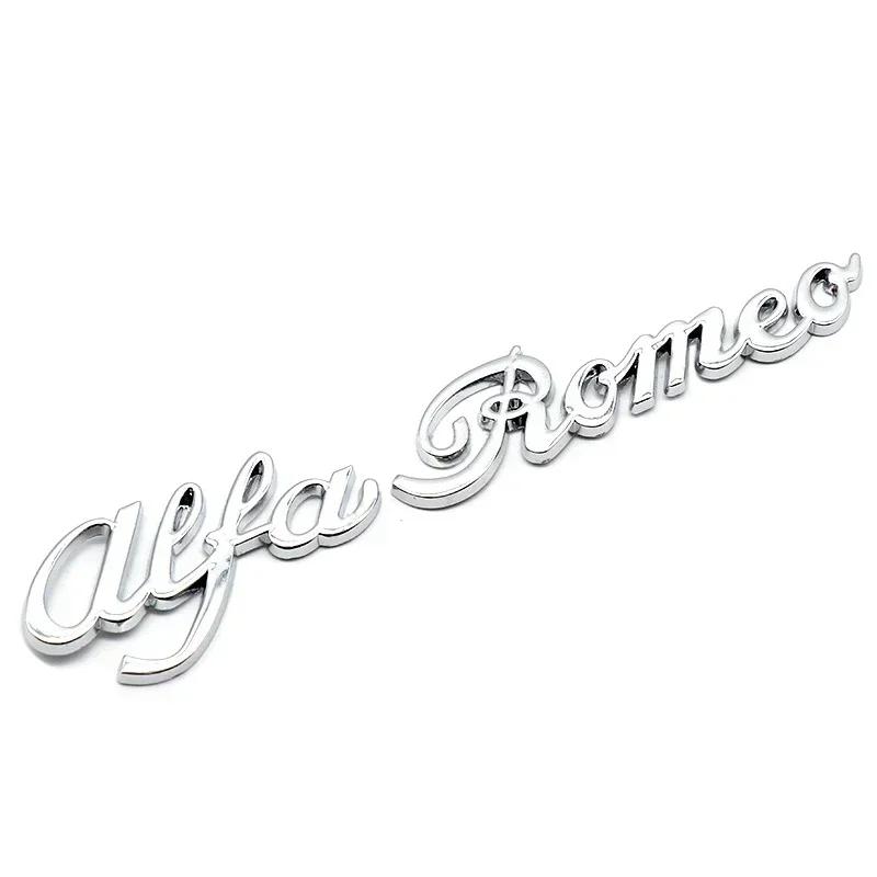 Car Exterior Styling 3D Sticker Auto Body Emblem Accessories For Alfa Romeo 146 147 155 156 159 Stelvio Giulia Giulietta Mito GT zj6