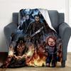 Horror Icons Flannel Blanket Throw Blanket Soft Warm Sofa Bed Camping Home Decor Unique Christmas Gift C922448