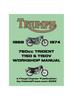 Книга TRIUMPH 750cc T150 & T150V TRIDENT 1968-1974 WORKSHOP MANUAL
