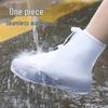 Waterproof Non-Slip Silicone Rain Boot Covers for Adults - Thick, Wear-Resistant, High-Top Design