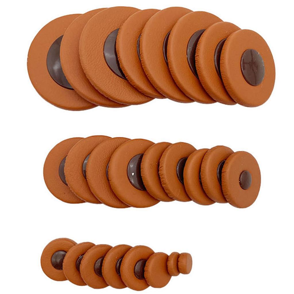 25Pcs Saxophone Pads Alto Saxophone Cushions Pad Sheepskin Sound Hole Resonator Saxophone Gasket Wind Instrument Parts