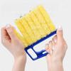 2/4Pcs Gap Brush Ergonomic Handle Efficient Shutter Cleaner with 7-Finger Design Blinds Air Vents Multi-layer Dust Removal Tool
