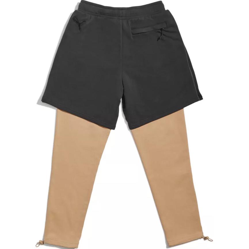 Puma Ретро Спорт Письмо Удобные Мягкие Цветные Блоки Повседневные Брюки Женские Плавки Коричневый 532506-01