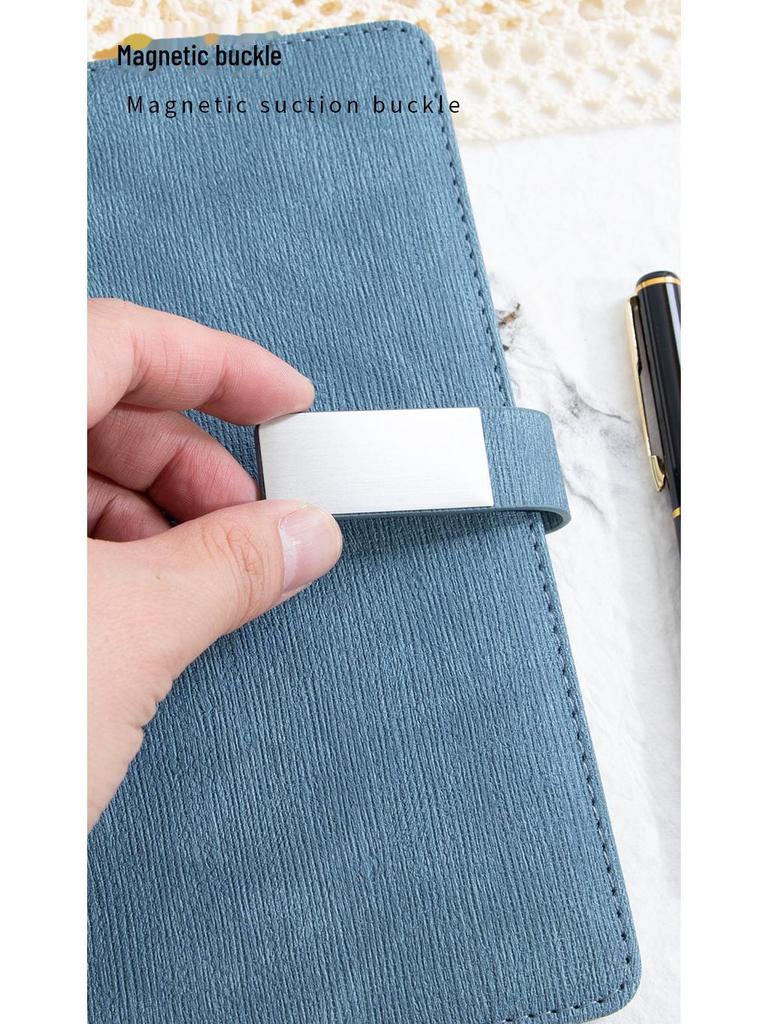 2025 Thickened A5 Business Notepad with Custom Logo and Square Buckle