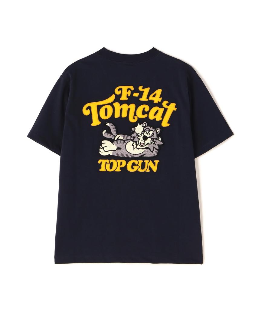 AVIREX SAGARA TOM CAT XL 120 Navy T-SHIRT Men's 783-4934036