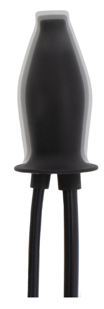 Lubinflat Анальная надувная пробка 10,5 х 4 см Черный