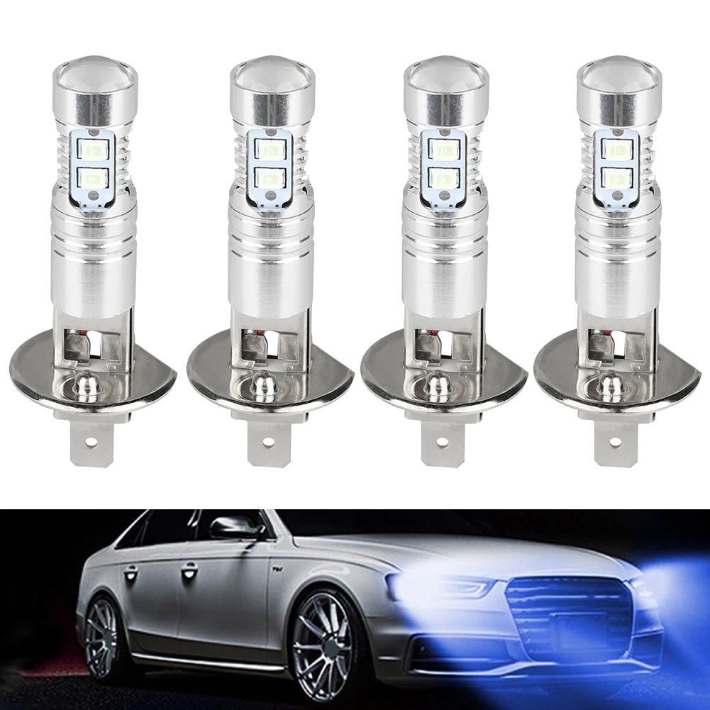 10 шт. светодиодные лампы H1 мощностью 200 Вт/комплект, мощность 50 Вт каждая.