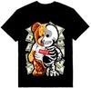 Hustle The Bear Mens Heavyweight T-Shirt Print On Shaka Wear Tee