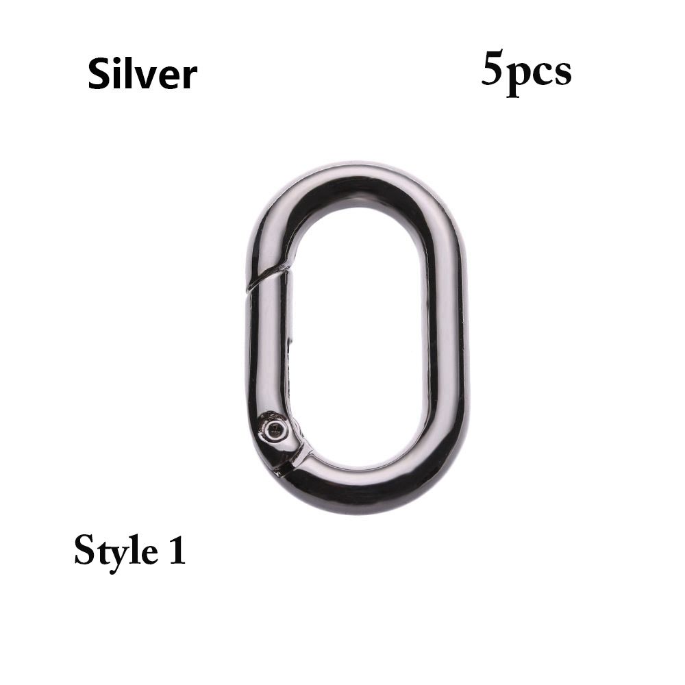 Bottle Hooks Camping Hiking Spring Oval Rings Outdoor Carabiner Handbags Clips Bag Belt Buckles