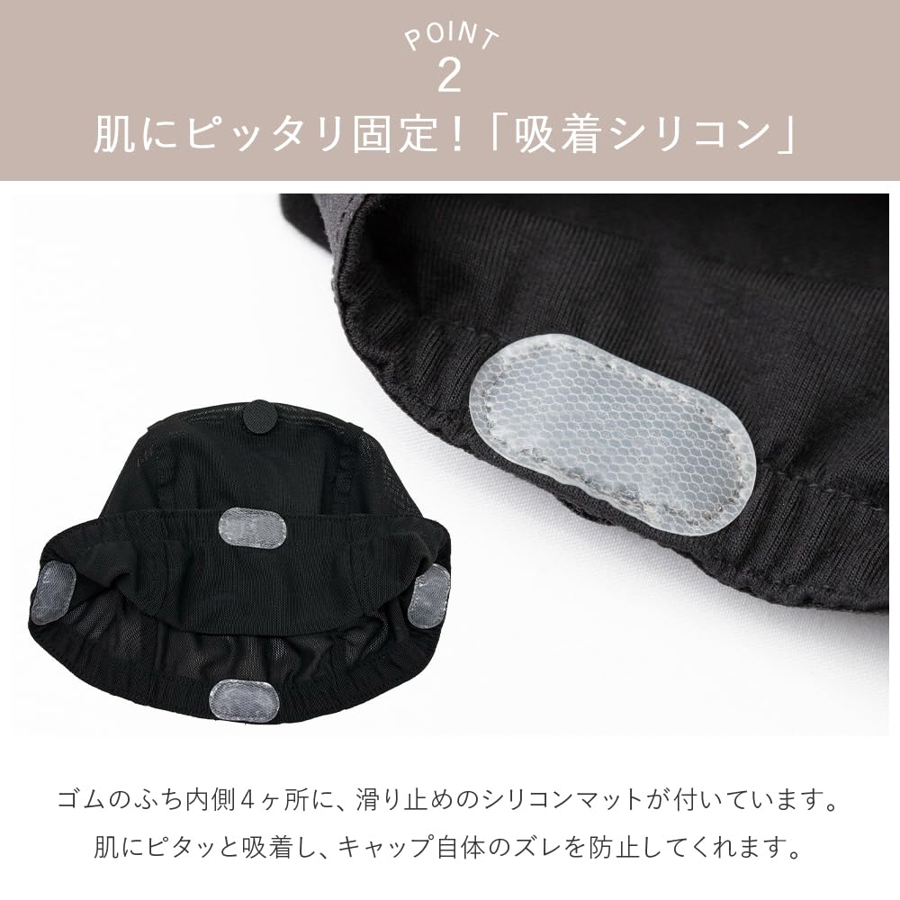 Парик Внутренний парик [Brightlara] Шапочка, Нескользящая нижняя шапочка, Сетка, p-сетка-TBK-M