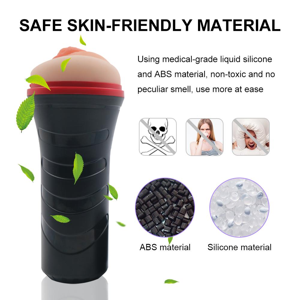 Man Masturbation Cup Sex Toy for Adults, Pleasant Aircraft Cup Vagina Pussy Vaginator, Endurance Exercise Training Sex Tool